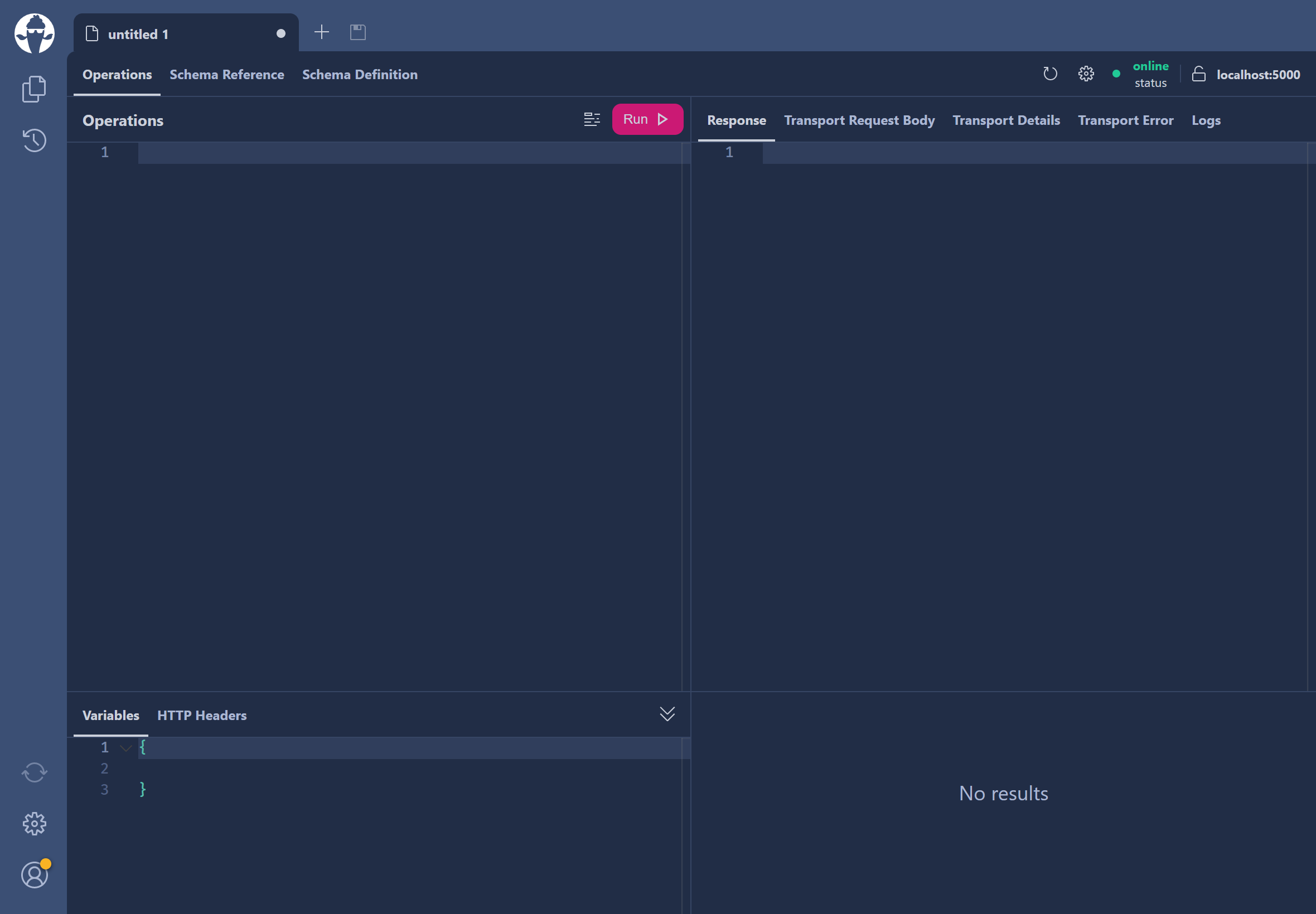 GraphQL IDE: Editor